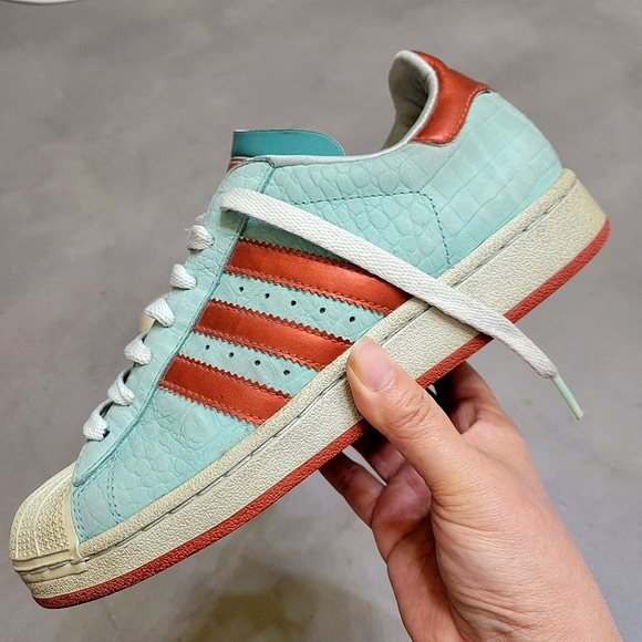 [EUC] ADIDAS SUPERSTAR RARE FIND PEBBLED LEATHER US W 6.5 - Picture 8 of 11